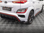 Maxton Design - REAR SIDE SPLITTERS V.2 HYUNDAI KONA MK1