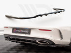 Maxton Design - CENTRAL REAR SPLITTER (VERTICAL BARS) MERCEDES C COUPE AMG-LINE C205 FACELIFT