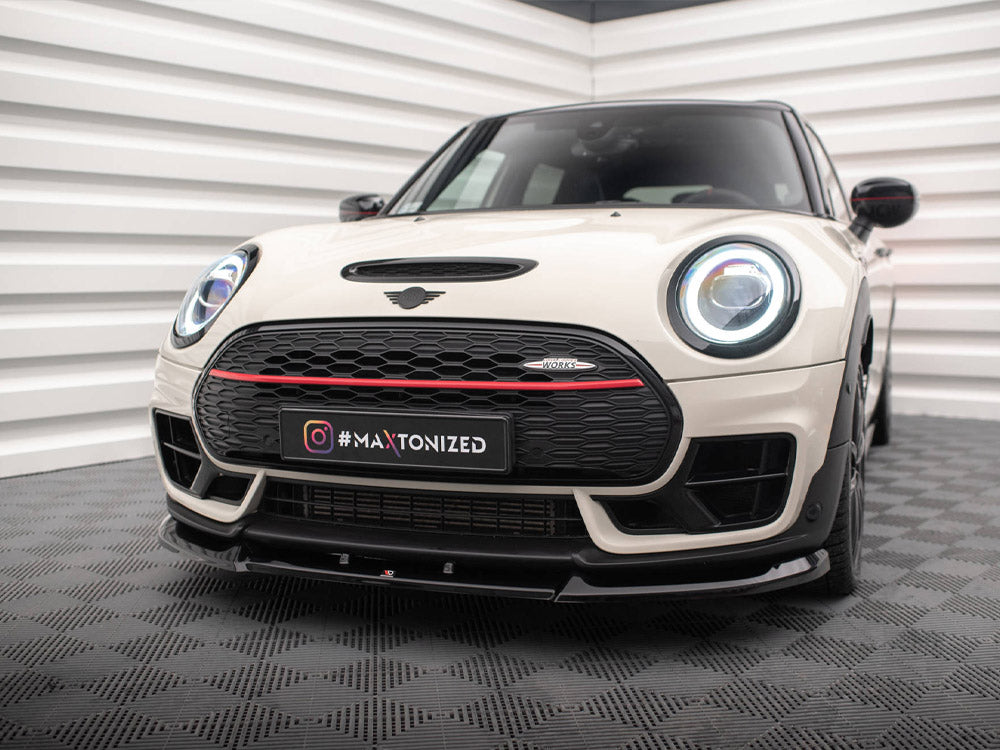 Maxton Design - FRONT SPLITTER V.1 MINI COOPER CLUBMAN JOHN COOPER WORKS F54 FACELIFT