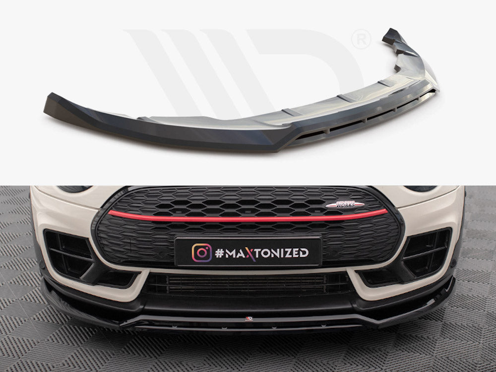 Maxton Design - FRONT SPLITTER V.2 MINI COOPER CLUBMAN JOHN COOPER WORKS F54 FACELIFT