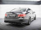 Maxton Design - CENTRAL REAR SPLITTER (VERTICAL BARS) MERCEDES-BENZ E63 AMG SEDAN W212 FACELIFT (2012-2014)