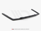 Maxton Design - CENTRAL REAR SPLITTER (VERTICAL BARS) MERCEDES-BENZ E63 AMG SEDAN W212 FACELIFT (2012-2014)