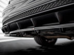 Maxton Design - CENTRAL REAR SPLITTER (VERTICAL BARS) MERCEDES-BENZ E63 AMG SEDAN W212 FACELIFT (2012-2014)
