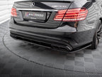 Maxton Design - CENTRAL REAR SPLITTER (VERTICAL BARS) MERCEDES-BENZ E63 AMG SEDAN W212 FACELIFT (2012-2014)