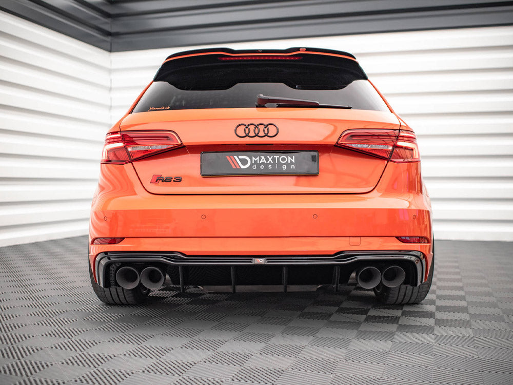 Maxton Design - Rear Valance + Milltek Sport Resonated Exhaust Audi RS3 Sportback 8V Facelift