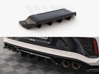 Maxton Design - CENTRAL REAR SPLITTER (VERTICAL BARS) VOLKSWAGEN T-ROC R MK1 FACELIFT (2021-)