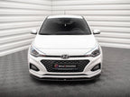 Maxton Design - FRONT SPLITTER FRONT SPLITTER V.1 HYUNDAI I20 MK2 FACELIFT