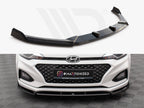 Maxton Design - FRONT SPLITTER FRONT SPLITTER V.2 HYUNDAI I20 MK2 FACELIFT