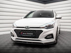 Maxton Design - FRONT SPLITTER FRONT SPLITTER V.2 HYUNDAI I20 MK2 FACELIFT