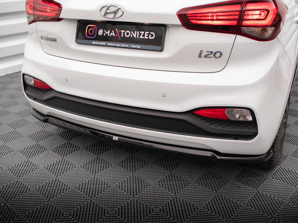 Maxton Design - CENTRAL REAR SPLITTER HYUNDAI I20 MK2 FACELIFT