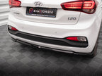 Maxton Design - CENTRAL REAR SPLITTER HYUNDAI I20 MK2 FACELIFT
