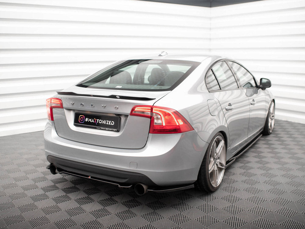 Maxton Design - REAR SIDE SPLITTERS VOLVO S60 R-DESIGN MK2