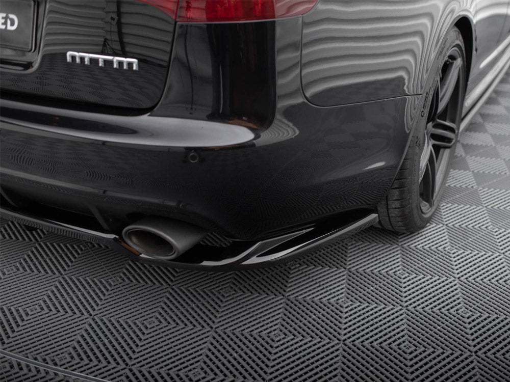 Maxton Design - CENTRAL REAR SPLITTER (VERTICAL BARS) AUDI RS6 AVANT C6