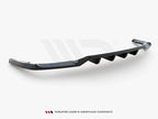 Maxton Design - CENTRAL REAR SPLITTER (VERTICAL BARS) AUDI Q5 S-LINE SUV MK2 FACELIFT