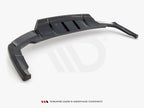 Maxton Design - CENTRAL REAR SPLITTER (VERTICAL BARS) AUDI Q5 S-LINE SUV MK2 FACELIFT