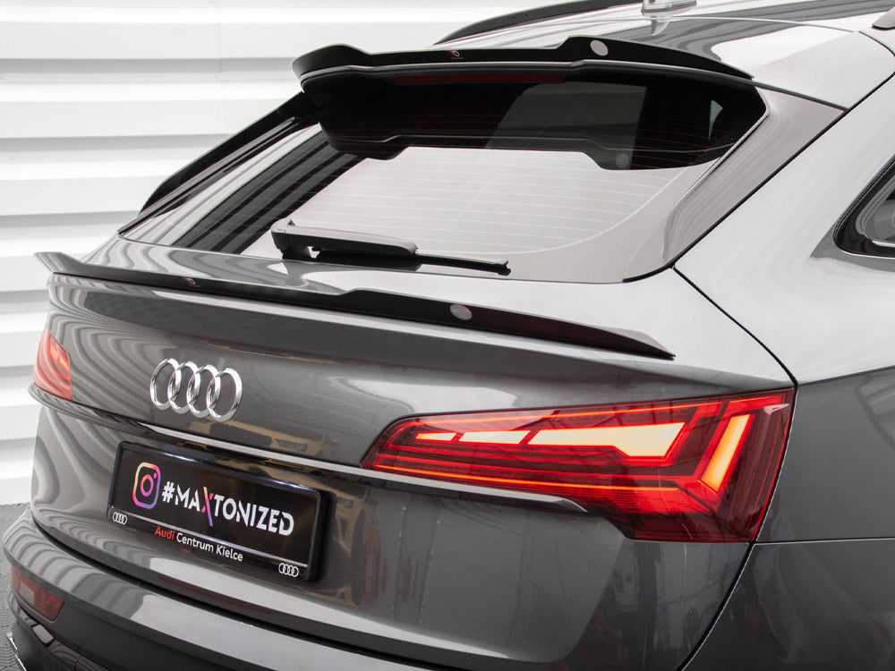 Maxton Design - Lower Spoiler CAP Audi SQ5 / Q5 S-Line Sportback Mk2 Facelift