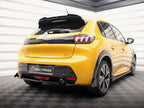 Maxton Design - REAR SIDE SPLITTERS V.1 + FLAPS PEUGEOT 208 GT MK2