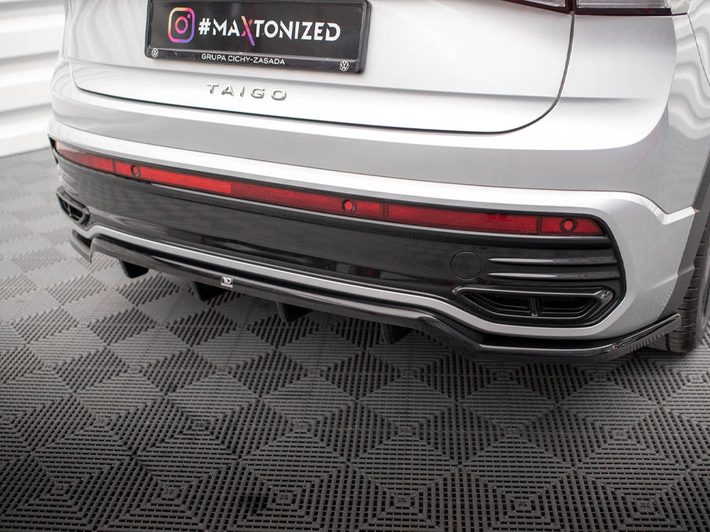 Maxton Design - CENTRAL REAR SPLITTER (VERTICAL BARS) VW TAIGO R-LINE MK1