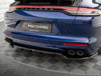 Maxton Design - CENTRAL REAR SPLITTER (VERTICAL BARS) PORSCHE PANAMERA E-HYBRID 971 FACELIFT