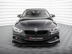 Maxton Design - STREET PRO FRONT SPLITTER + FLAPS BMW 4 GRAN COUPE F36