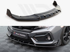 Maxton Design - FRONT SPLITTER V.1 + FLAPS HONDA CIVIC SPORT MK 10