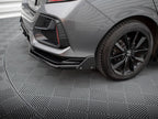 Maxton Design - Rear Splitter V.1 (Vertical Bars) + Flaps Honda Civic Sport Mk10 Facelift