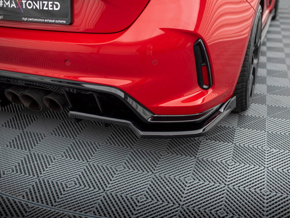 Maxton Design - CENTRAL REAR SPLITTER (VERTICAL BARS) V.2 HONDA CIVIC TYPE-R MK 11