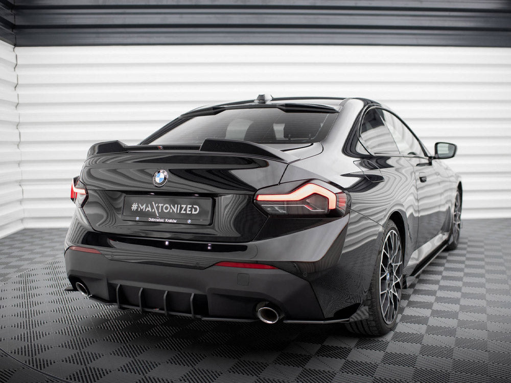 Maxton Design - STREET PRO REAR SIDE SPLITTERS + FLAPS BMW 2 COUPE G42
