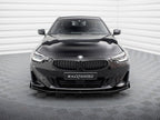 Maxton Design - STREET PRO FRONT SPLITTER + FLAPS BMW 2 COUPE G42