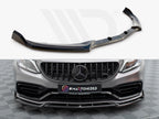 Maxton Design - FRONT SPLITTER V.2 MERCEDES-AMG C63 SEDAN / ESTATE W205 FACELIFT