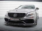 Maxton Design - FRONT SPLITTER V.2 MERCEDES-AMG C63 SEDAN / ESTATE W205 FACELIFT