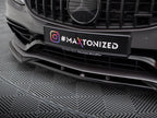 Maxton Design - FRONT SPLITTER V.2 MERCEDES-AMG C63 SEDAN / ESTATE W205 FACELIFT