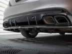 Maxton Design - REAR SPLITTER (VERTICAL BARS) MERCEDES-AMG C63 SEDAN / ESTATE W205 FACELIFT