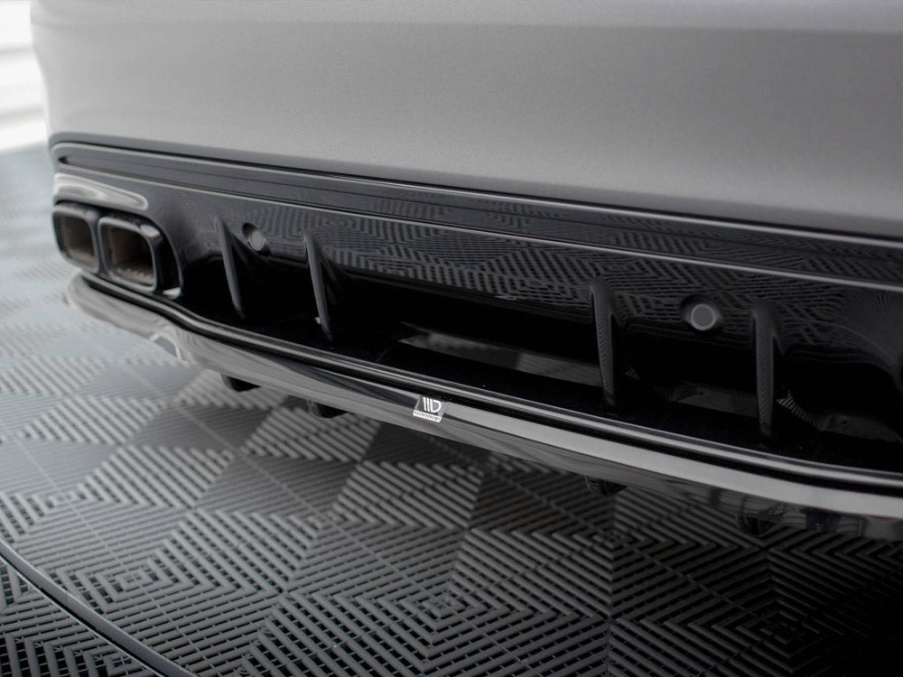 Maxton Design - REAR SPLITTER (VERTICAL BARS) MERCEDES-AMG C63 SEDAN / ESTATE W205 FACELIFT
