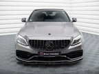 Maxton Design - STREET PRO FRONT SPLITTER MERCEDES-AMG C63 SEDAN / ESTATE W205 FACELIFT