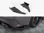 Maxton Design - STREET PRO REAR SIDE SPLITTERS + FLAPS MERCEDES-AMG C63 SEDAN / ESTATE W205 FACELIFT