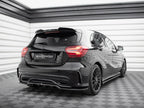 Maxton Design - Rear Splitter (Vertical Bars) Mercedes-Benz A AMG-Line W176 Facelift