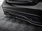 Maxton Design - Rear Splitter (Vertical Bars) Mercedes-Benz A AMG-Line W176 Facelift