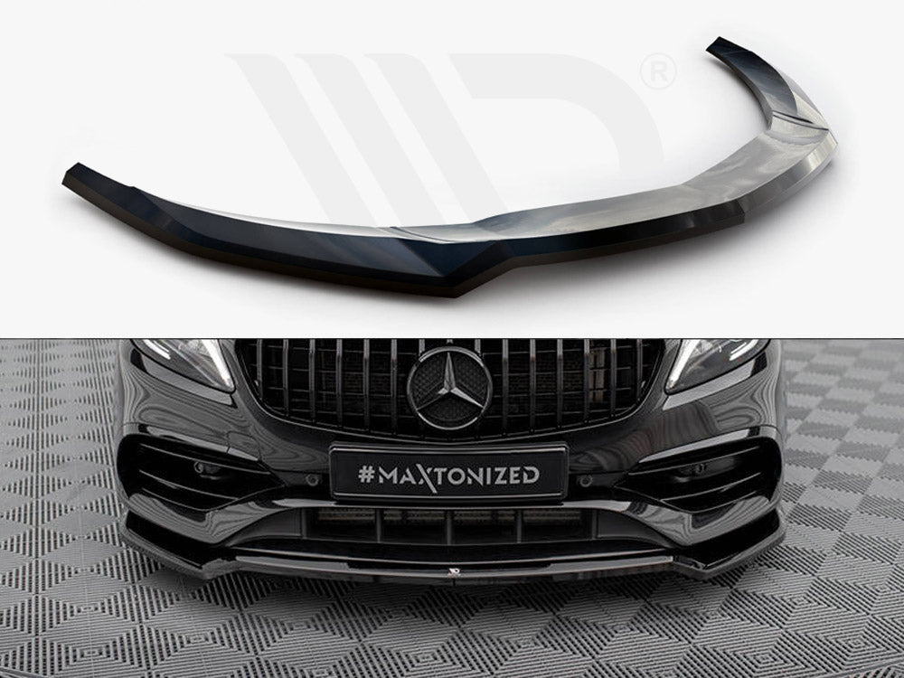 Maxton Design - FRONT SPLITTER V.1 MERCEDES-BENZ A AMG-LINE W176 FACELIFT