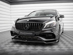 Maxton Design - FRONT SPLITTER V.1 MERCEDES-BENZ A AMG-LINE W176 FACELIFT