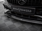 Maxton Design - FRONT SPLITTER V.1 MERCEDES-BENZ A AMG-LINE W176 FACELIFT