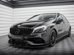 Maxton Design - STREET PRO FRONT SPLITTER MERCEDES-BENZ A AMG-LINE W176 FACELIFT