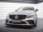 Maxton Design - STREET PRO FRONT SPLITTER + FLAPS MERCEDES-AMG C43 COUPE C205 FACELIFT