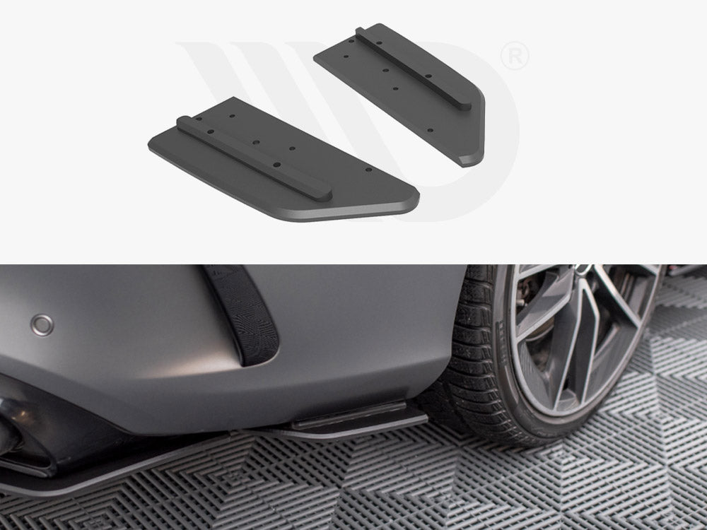 Maxton Design - STREET PRO REAR SIDE SPLITTERS MERCEDES-AMG C43 COUPE C205 FACELIFT