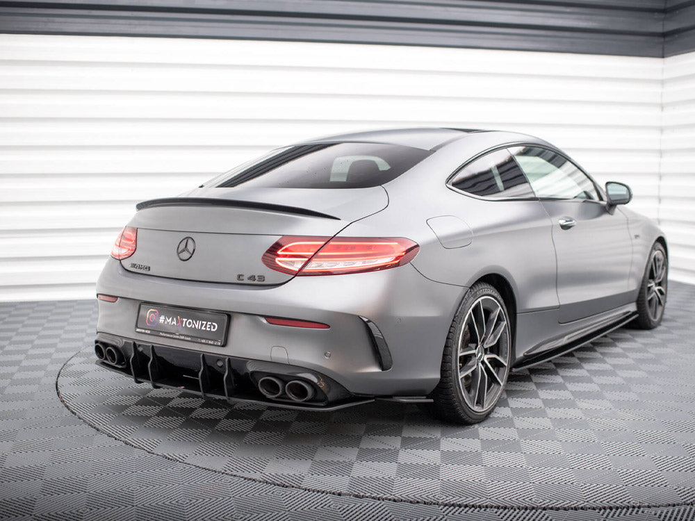 Maxton Design - STREET PRO REAR SIDE SPLITTERS MERCEDES-AMG C43 COUPE C205 FACELIFT