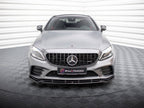 Maxton Design - Front Splitter V.2 Mercedes-AMG C43 Coupe / Sedan / Estate C205 / W205 / S205 Facelift
