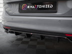 Maxton Design - CENTRAL REAR SPLITTER (VERTICAL BARS) VOLKSWAGEN PASSAT R-LINE B8 FACELIFT