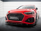 Maxton Design - Front Splitter V.2 Audi RS4 B9 Facelift