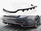 Maxton Design - Central Rear Splitter (Vertical Bars) BMW 4 Coupe / Gran Coupe / Cabrio M-Pack F32 / F36 / F33