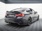 Maxton Design - Central Rear Splitter (Vertical Bars) BMW 4 Coupe / Gran Coupe / Cabrio M-Pack F32 / F36 / F33